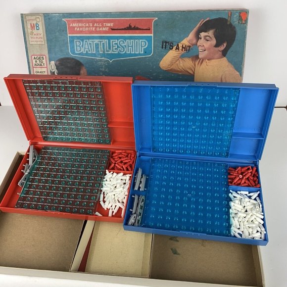 Vintage 1971 Battleship Milton Bradley Board Game In Original Box #4730 - Picture 3 of 14
